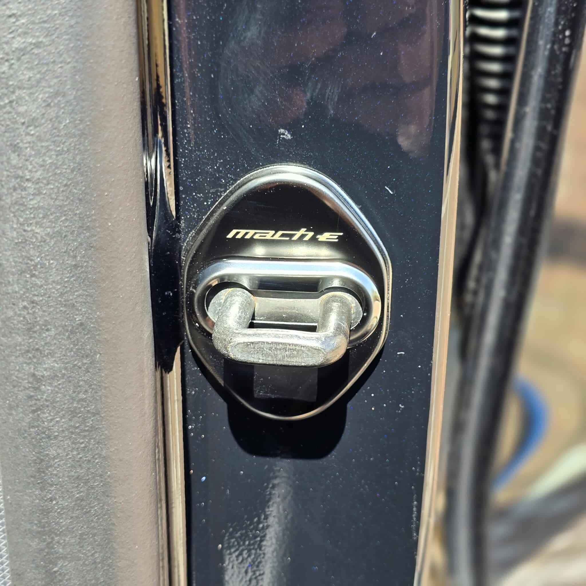 Aluminium Door Lock Covers for Ford Mustang Mach-E (Multiple Colour Choices)