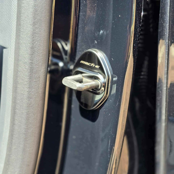 Aluminium Door Lock Covers for Ford Mustang Mach-E (Multiple Colour Choices)