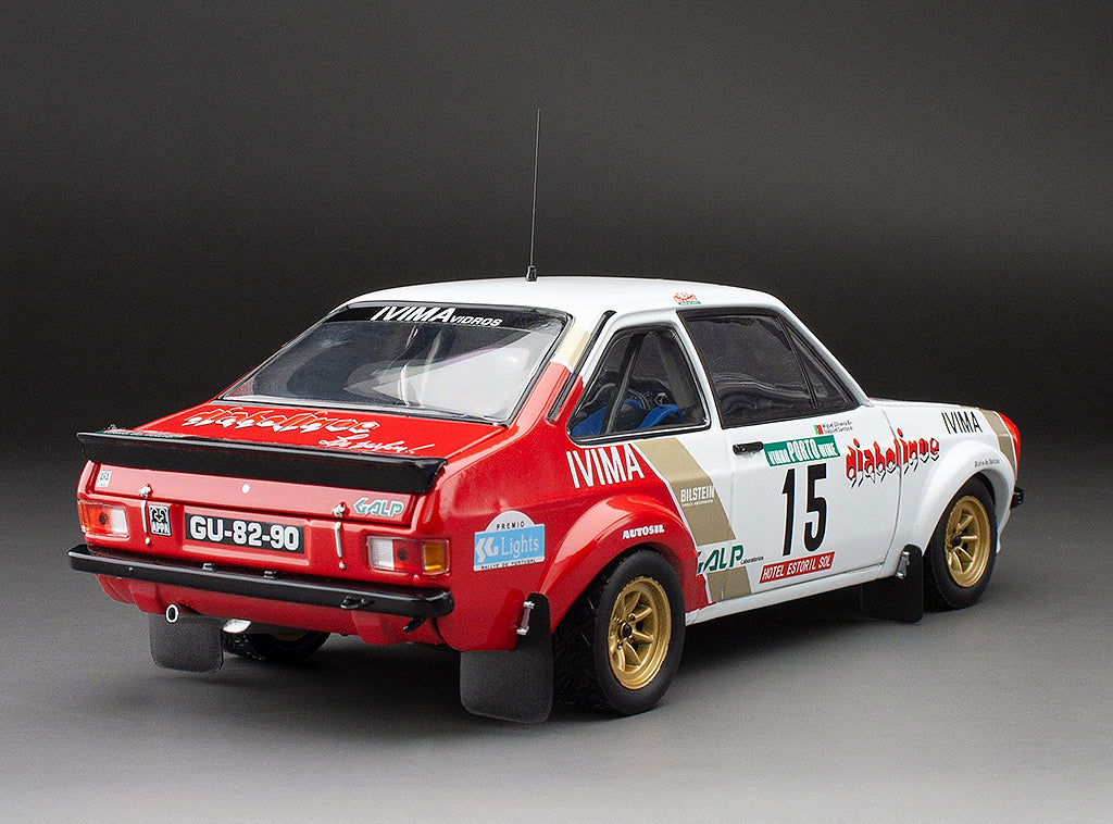 Ford Escort RS1800 #15 Santos and Oliveira Rallye de Portugal Vinho do Porto 1983 1:18 Scale Sun Star Diecast Model