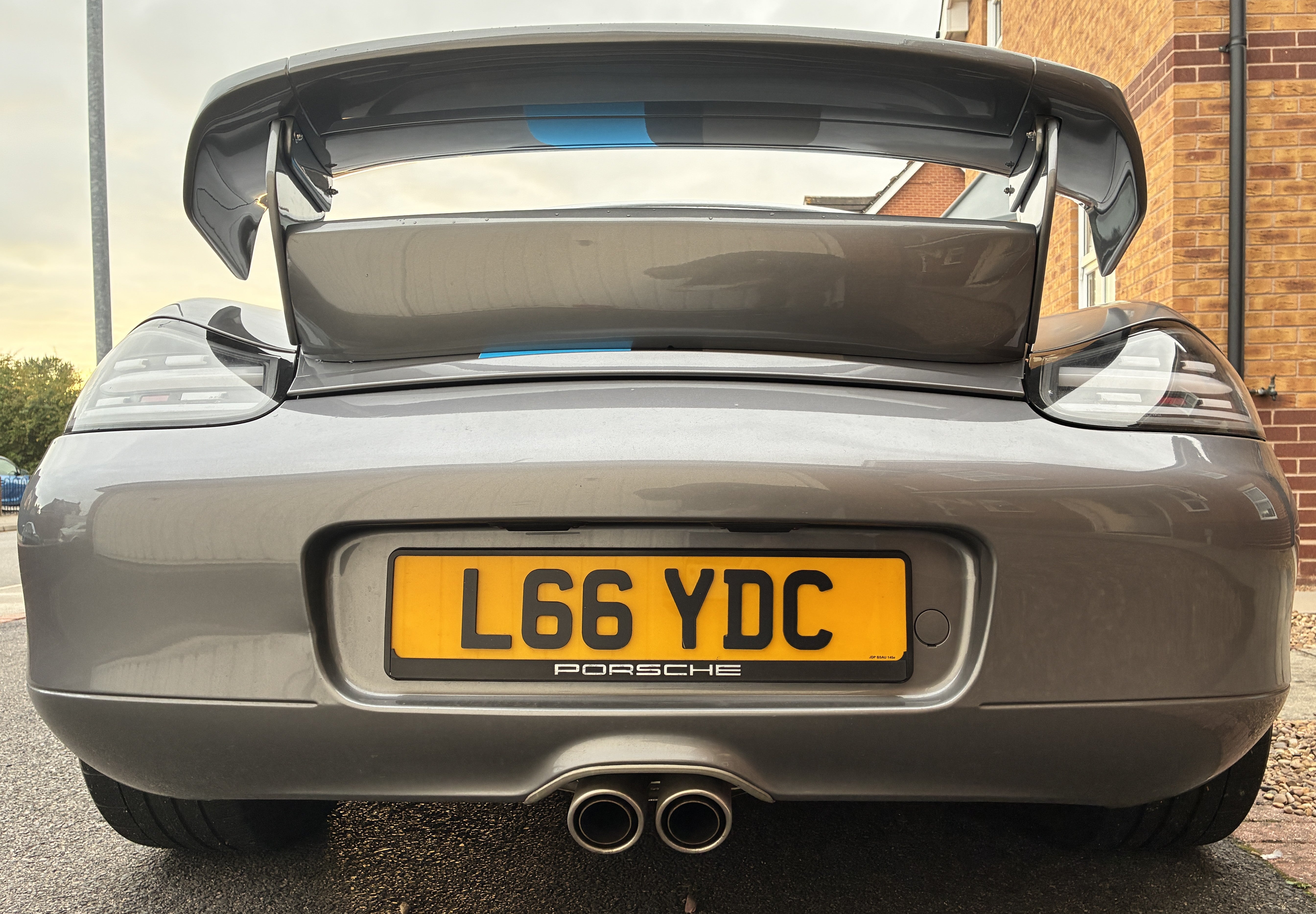 DS Porsche 986 Boxster 96-04 GTS Rear Wing Boot Tail Spoiler GT3 GT4 Unpainted FRP