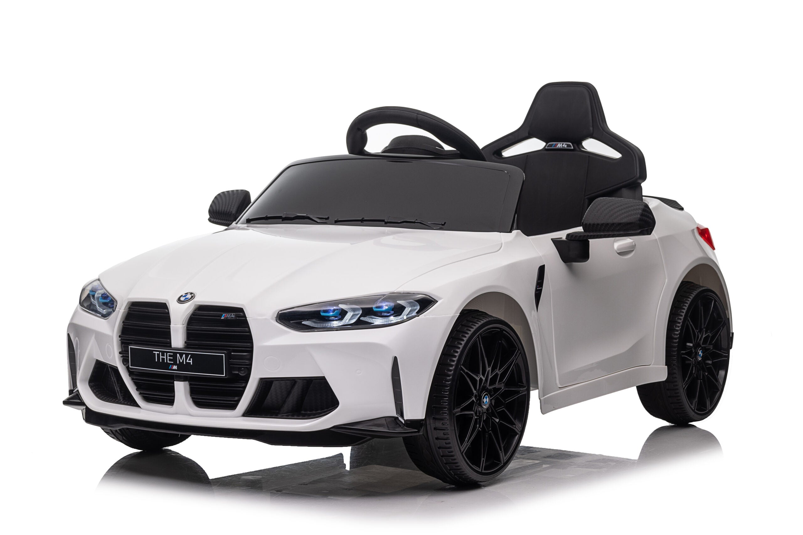 Licensed 12V BMW M4 Ride-On Coupe for Kids