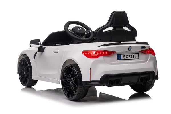 Licensed 12V BMW M4 Ride-On Coupe for Kids