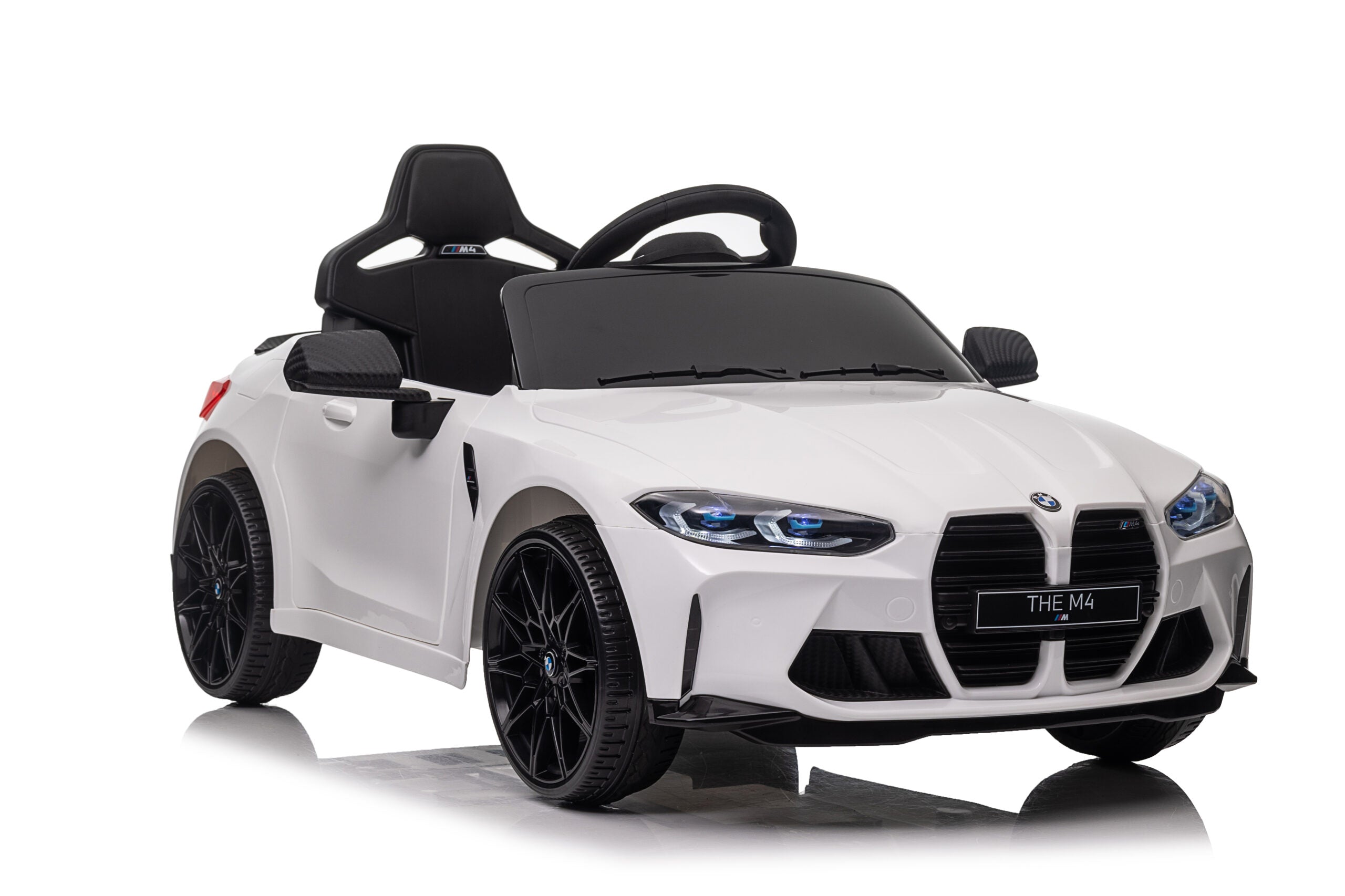 Licensed 12V BMW M4 Ride-On Coupe for Kids