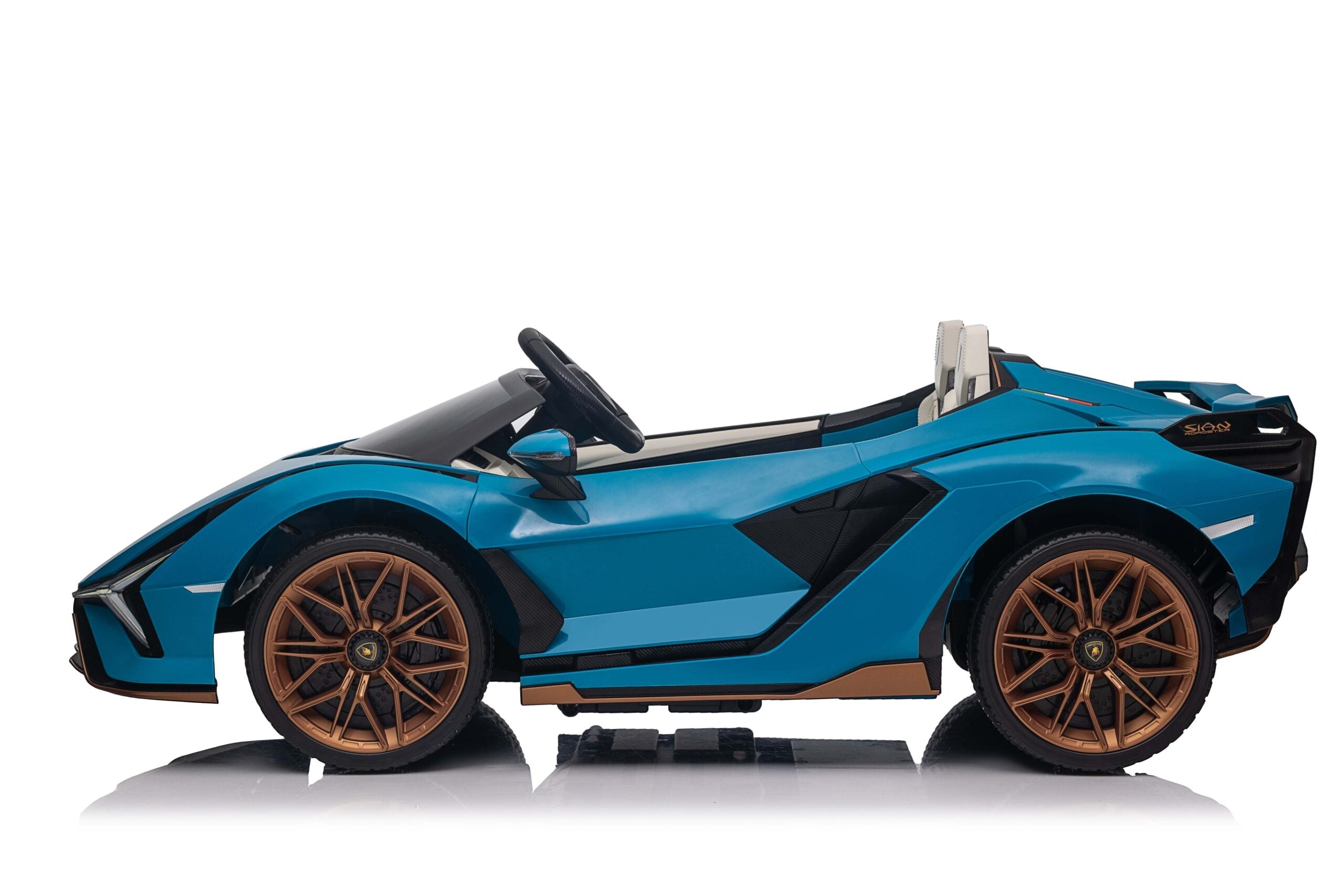 2-Seater Kids Lamborghini Sian Ride-On Car with Remote