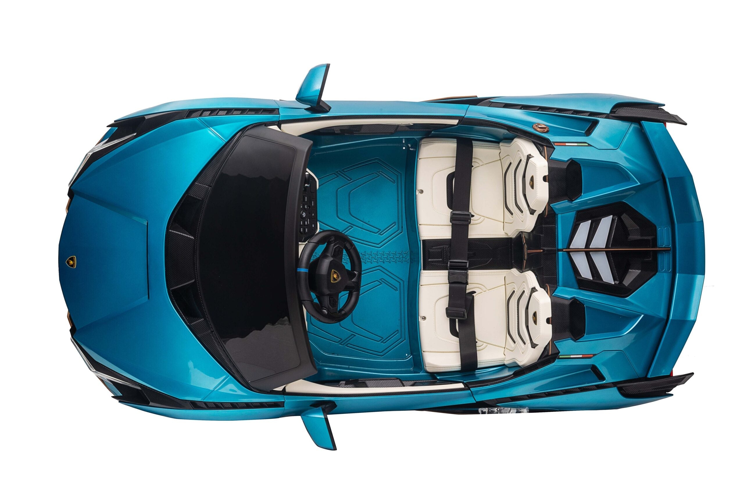 2-Seater Kids Lamborghini Sian Ride-On Car with Remote