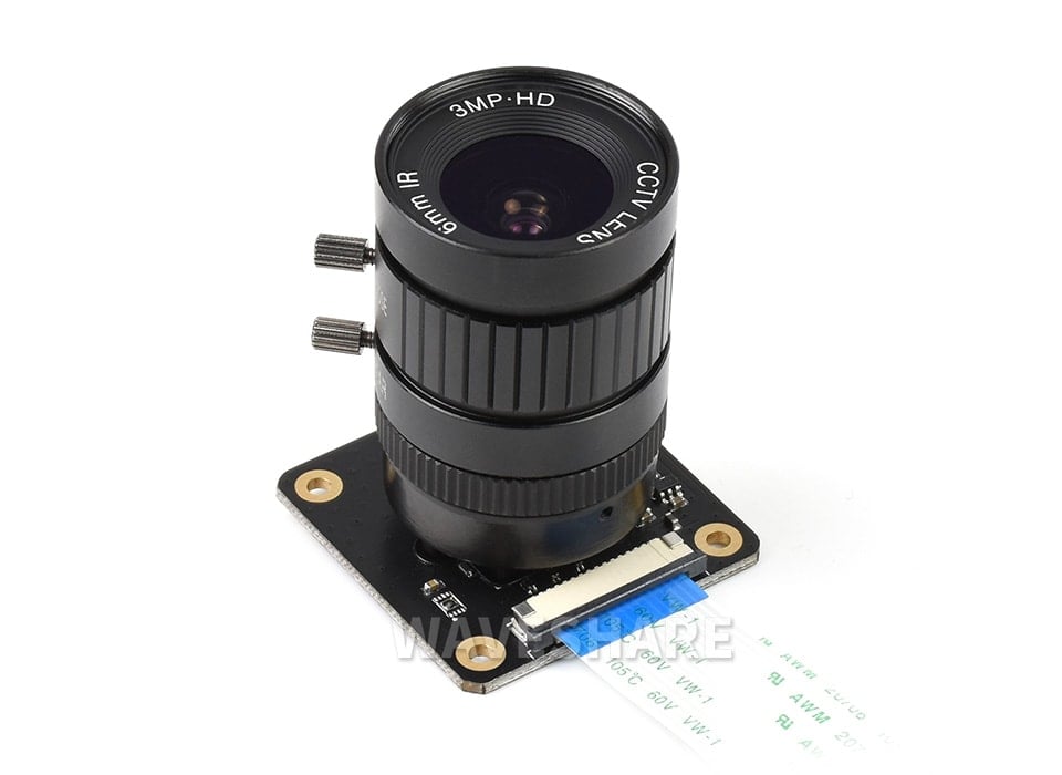 IMX477 12.3MP Camera Sensor – Compatible with Jetson/RPi (for C/ CS Lenses)