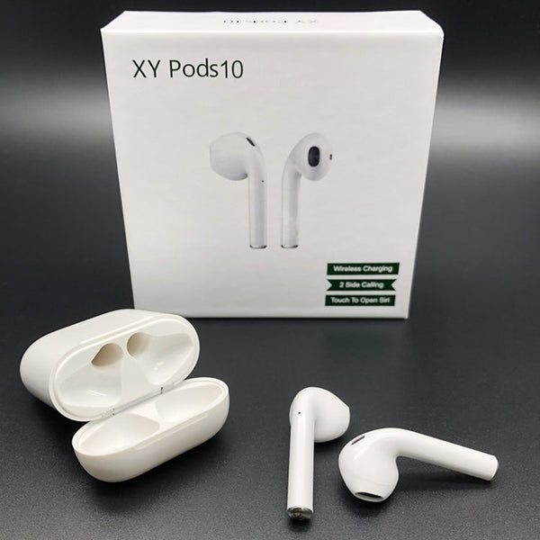 Lanpice XY-PODS10 TWS Bluetooth Headset 5.0 Full Touch Support Open Cover Popup Bluetooth Headset Support Wireless Charge Function