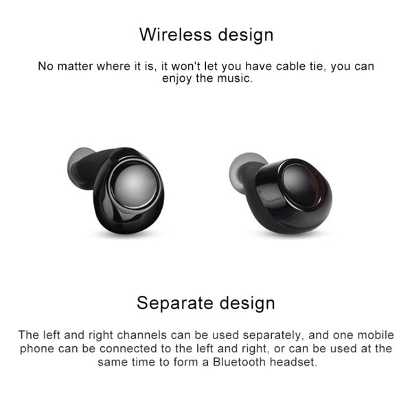 Drawer Type S2 Ear-in TWS Bluetooth V5.0 Wireless Earphones