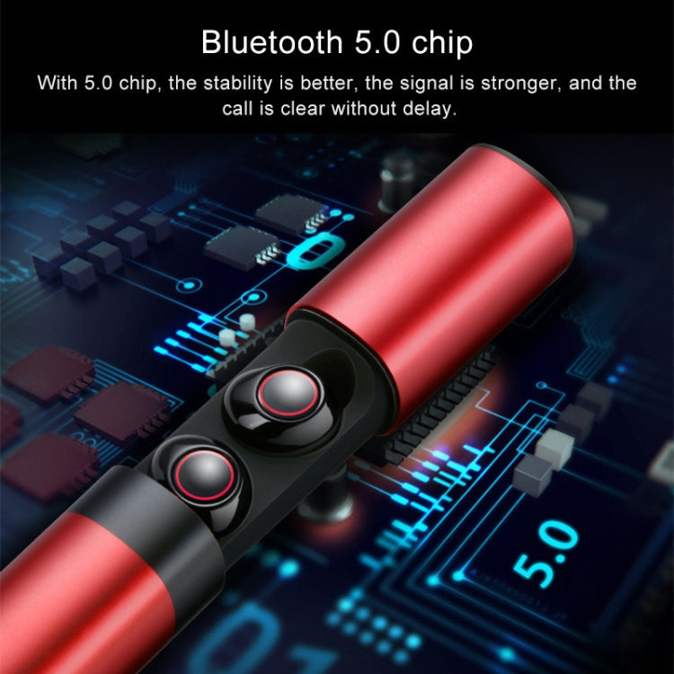 Drawer Type S2 Ear-in TWS Bluetooth V5.0 Wireless Earphones