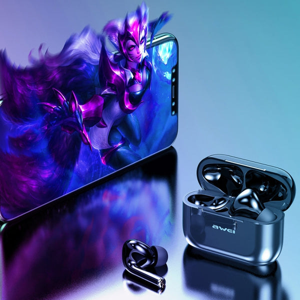 awei T29 Bluetooth V5.0 TWS True Wireless Sports Headset with Charging Case