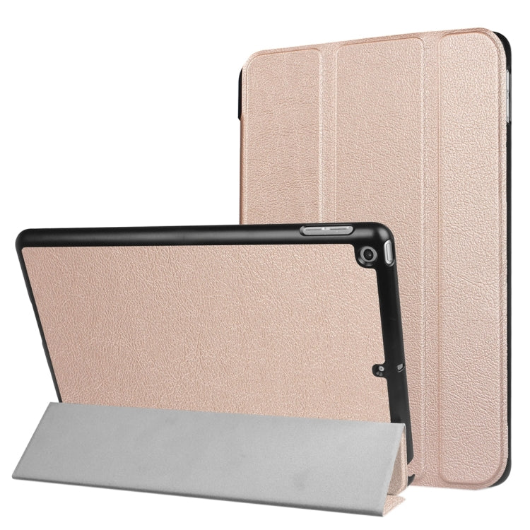 For iPad 9.7 (2018) & iPad 9.7 (2017) Custer Texture Horizontal Flip Leather Case with Three-folding Holder & Sleep / Wake-up Function, For iPad 9.7 (2018), For iPad 9.7 (2018) & iPad 9.7 (2017)