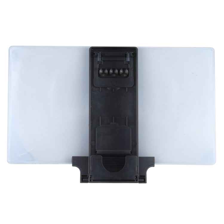 F6 12 inch Universal Foldable 3D Mobile Phone Screen Magnifier with Lazy Stand (Black)