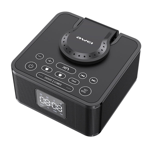 awei Y332 Wireless Charging Bluetooth 5.0 Speaker, Support Hands Free Voice Call