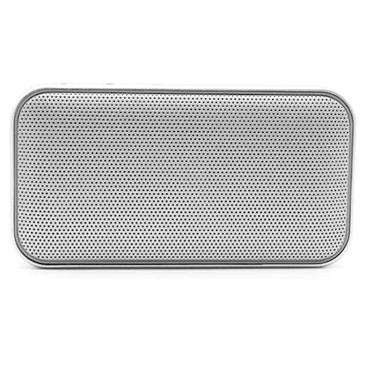 BT209 Outdoor Portable Ultra-thin Mini Wireless Bluetooth Speaker, Support TF Card & Hands-free Calling, Silver