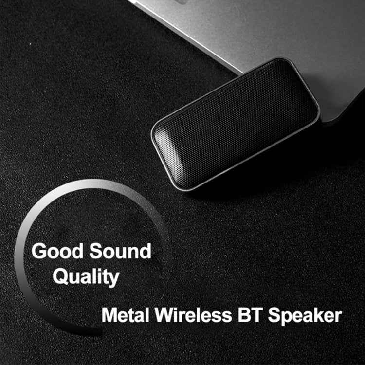 BT209 Outdoor Portable Ultra-thin Mini Wireless Bluetooth Speaker, Support TF Card & Hands-free Calling, Silver