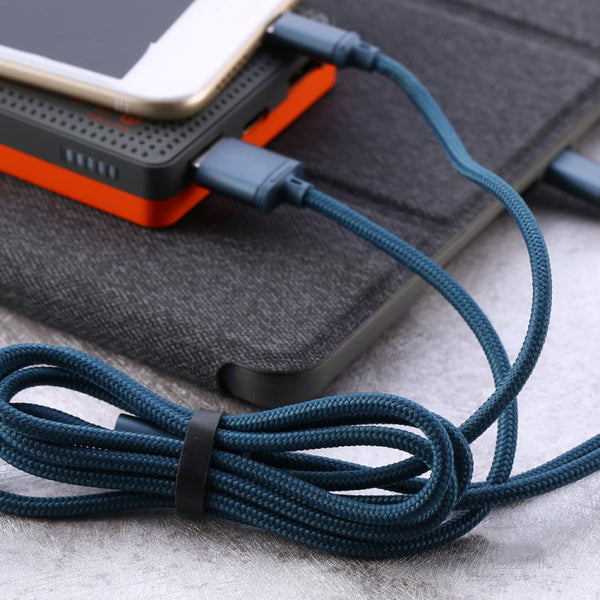 REMAX RC-131TH 1m 2.8A 3 in 1 USB to 8 Pin & USB-C / Type-C & Micro USB Charging Cable