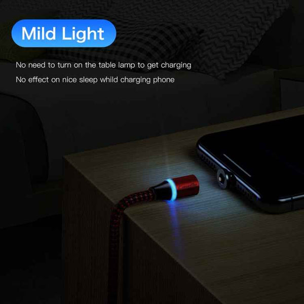 CaseMe Series 2 USB to 8 Pin Magnetic Charging Cable, Length: 1m (Dark Blue)