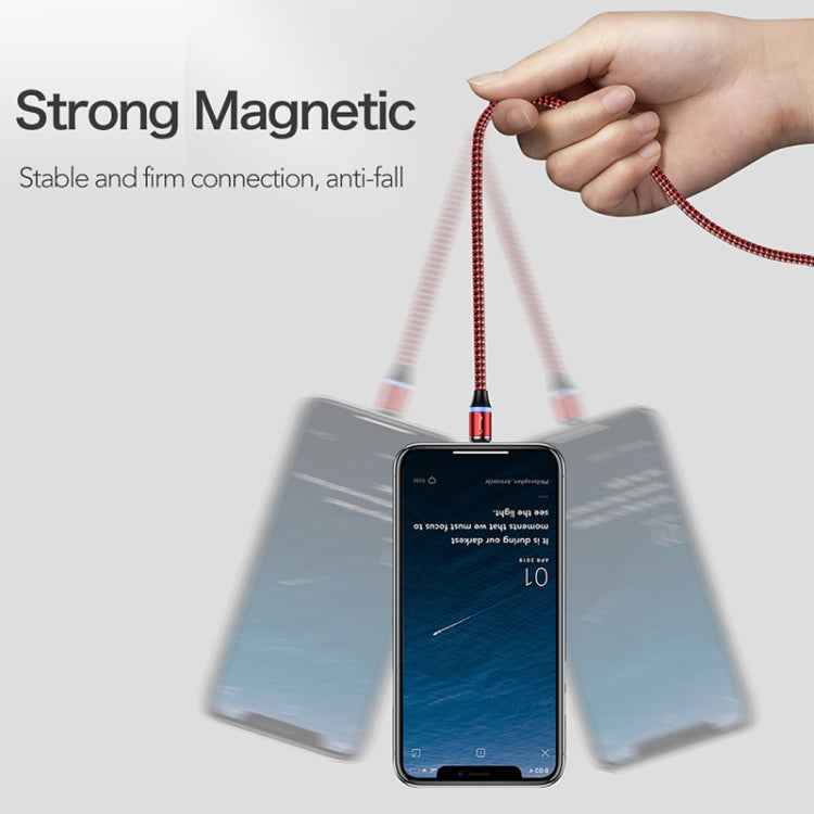 CaseMe Series 2 USB to 8 Pin Magnetic Charging Cable, Length: 1m (Dark Blue)