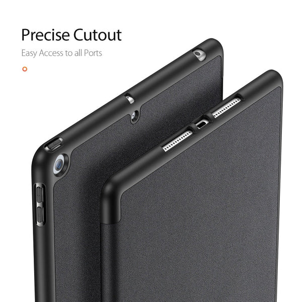 For iPad 10.2 DUX DUCIS Domo Series Horizontal Flip Magnetic PU Leather Case with Three-folding Holder & Pen Slot & Sleep / Wake-up Function