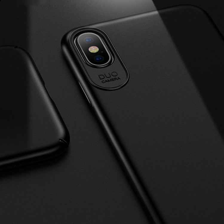 For iPhone X / XS USAMS Jay Series PC Oil Painting Surface Shockproof Protective Back Case