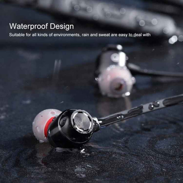 Bluetooth 5.1 Round Wire Neck-mounted Bluetooth Sports Earphone with Magnetic Function(Black)