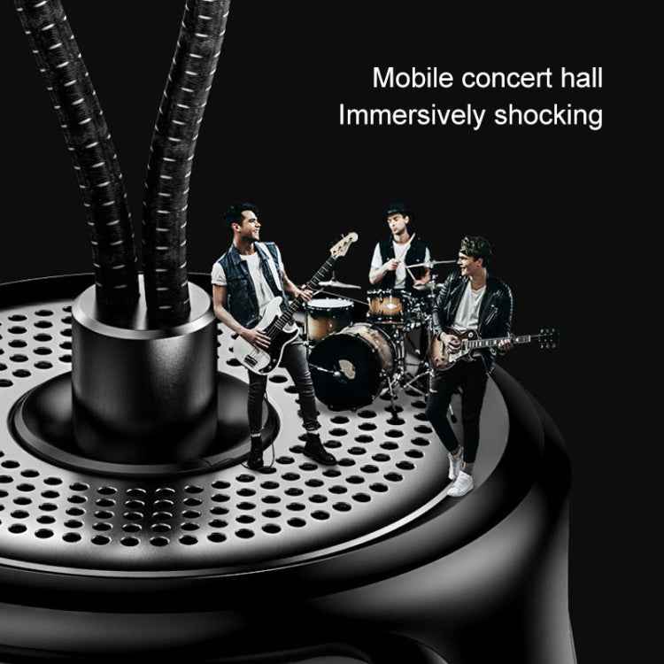 JUSTNEED TWS Waterproof Bluetooth Small Speaker, Built-in High-definition Microphone, Support hands-free Call