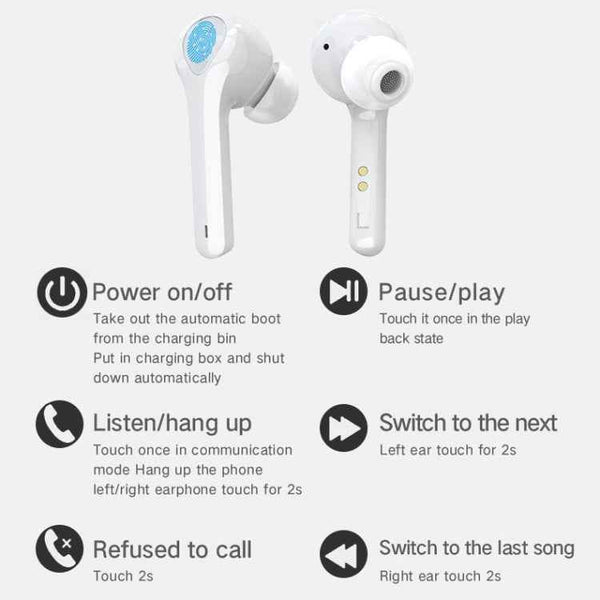 G9 Bluetooth 5.0 HIFI 3D Stereo Wireless Earphone