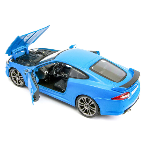 Jaguar XKR-S blue - 1:24 Scale Model Car