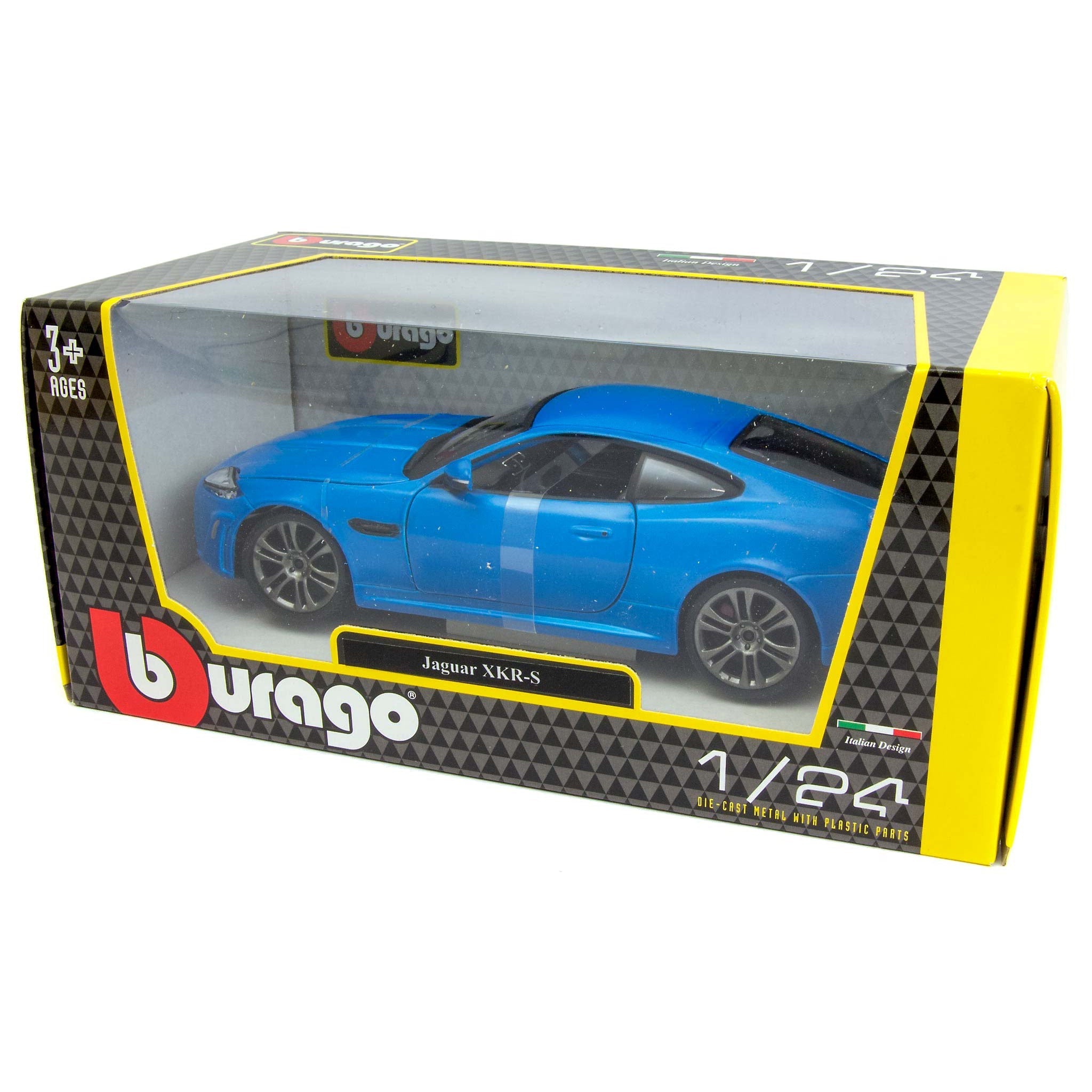 Jaguar XKR-S blue - 1:24 Scale Model Car