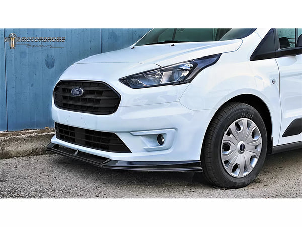 Motordrome Design Front Bumper Splitter Lower Valance Ford Transit Connect Facelift FL 2019+ ABS Plastic