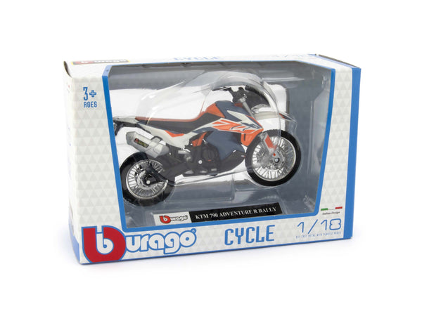 KTM 790 Adventure R Rally 2020 - 1:18 Scale Motorbike Model