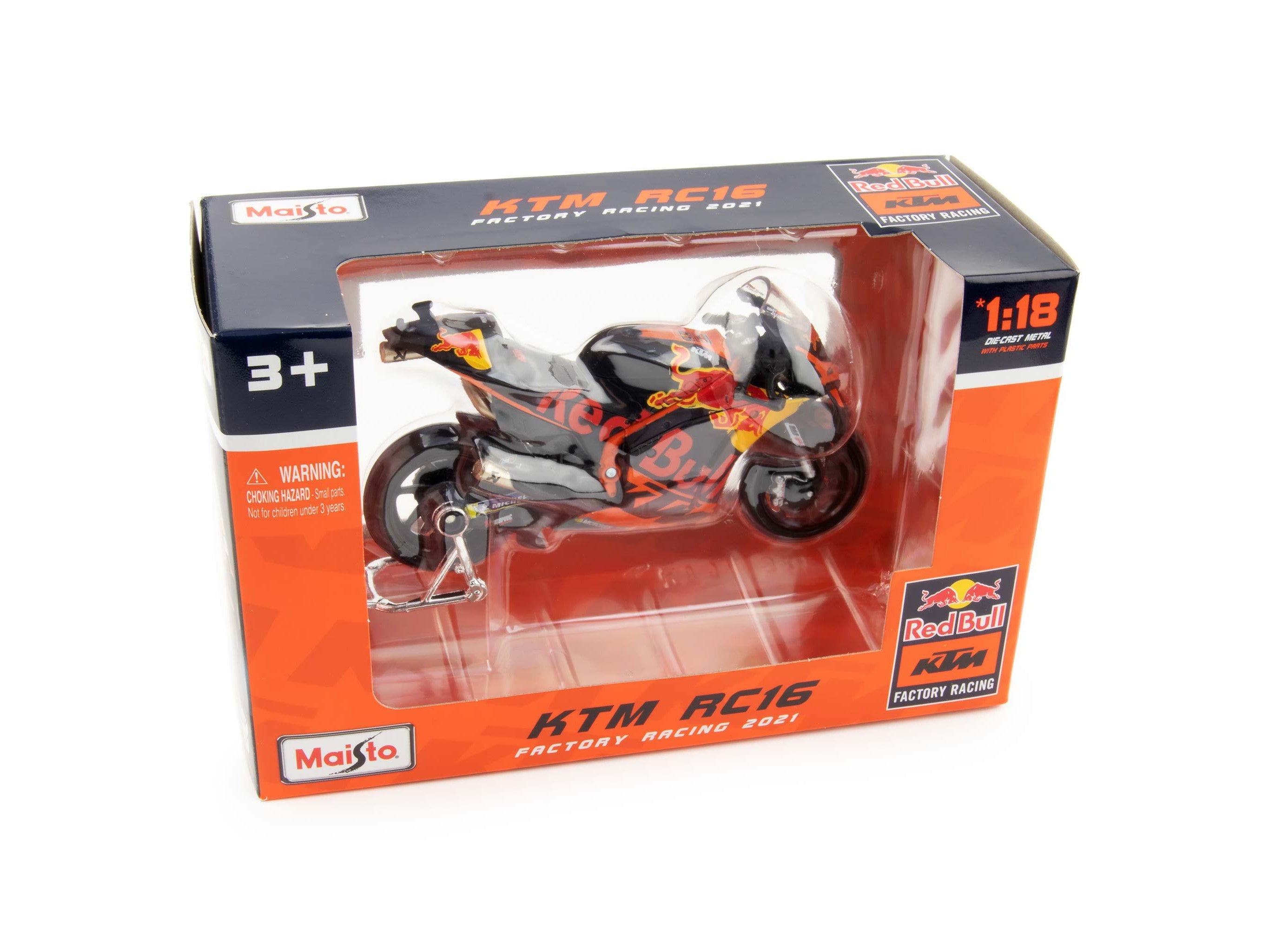 KTM RC16 Red Bull #88 MotoGP 2021 Oliveira - 1:18 Scale Motorbike Model