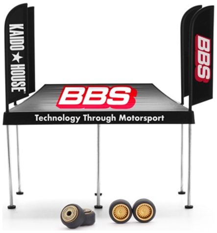 Kaido House BBS Tent V1 1:64 Scale MINI GT Plastic Model