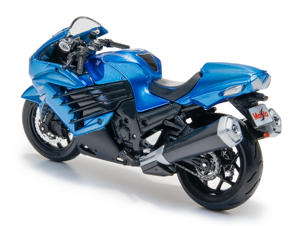 Kawasaki Ninja ZX-14R blue - 1:18 Scale Motorbike Model