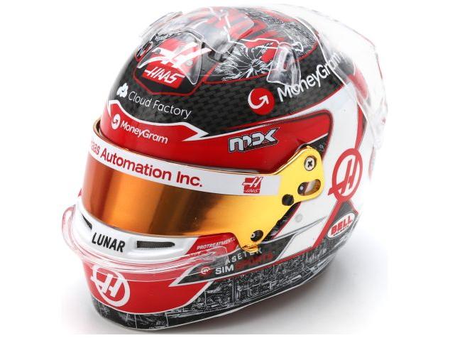 Kevin Magnussen F1 Monaco GP 2023 Helmet 1:5 Scale Spark Resin Replica