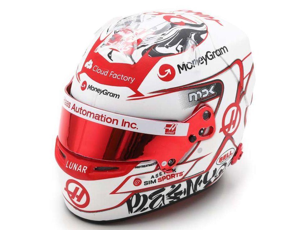 Kevin Magnussen F1 Singapore GP 2023 Helmet 1:5 Scale Spark Resin Replica