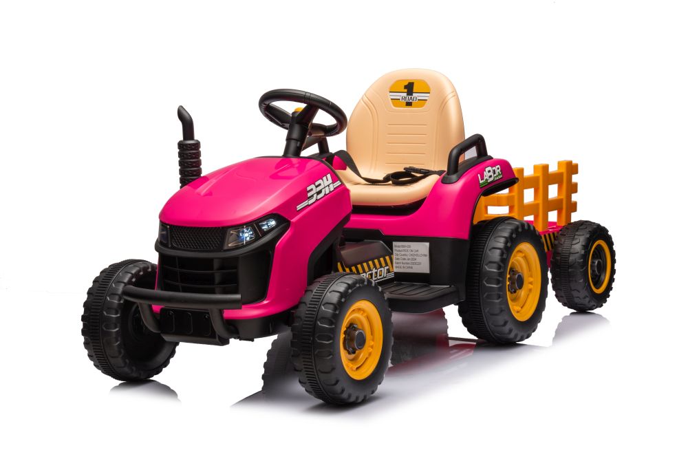 Kids Ride-On Tractor 12v With Parental Remote