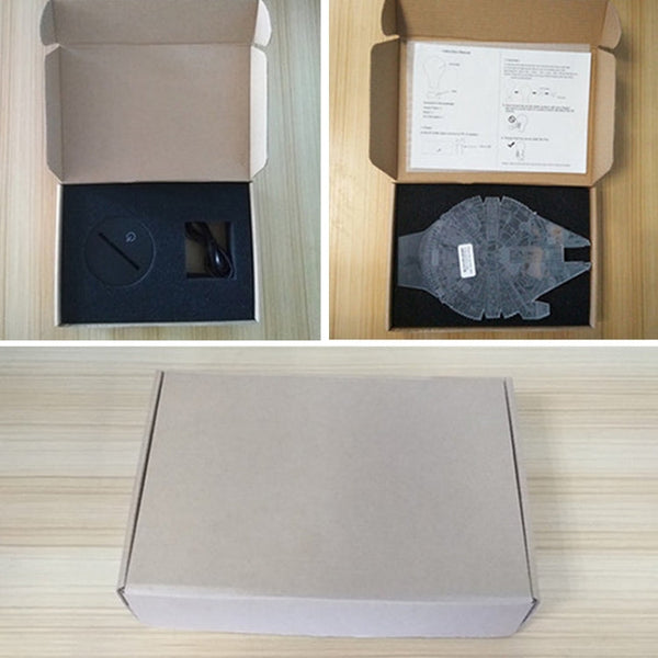 Astronaut Shape 3D Colorful LED Vision Light Table Lamp, 16 Colors Remote Control Version