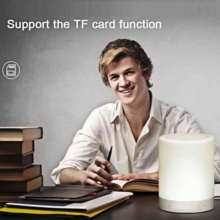 388 Atmosphere Light Bluetooth Speaker with LED & Handle, AUX, TF Card, Hands-Free