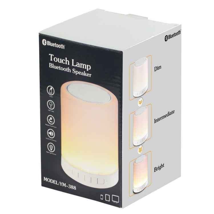 388 Atmosphere Light Bluetooth Speaker with LED & Handle, AUX, TF Card, Hands-Free