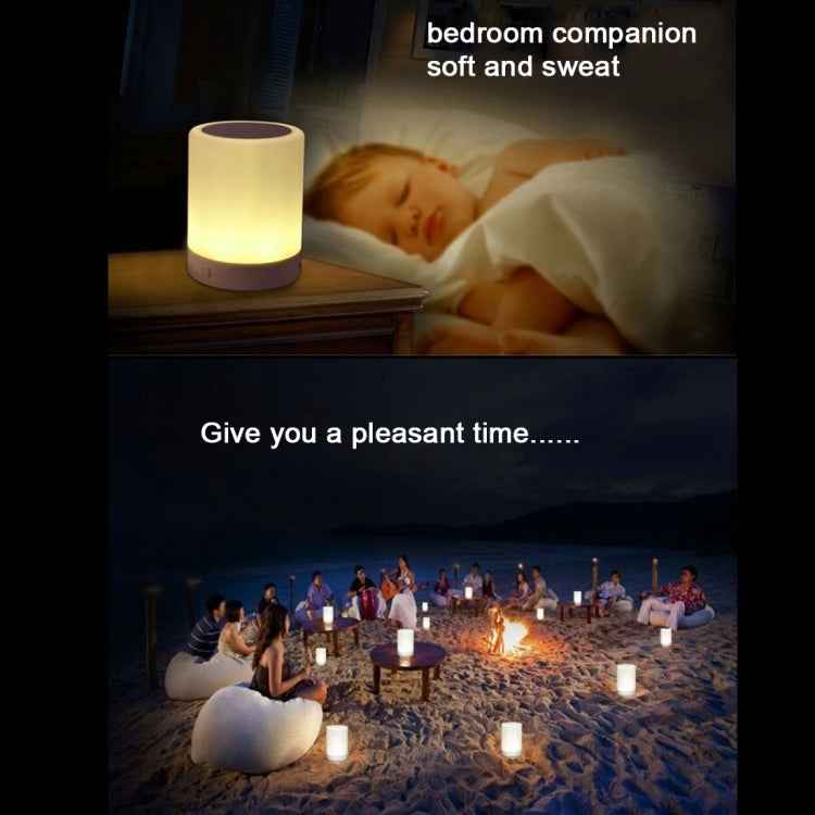 388 Atmosphere Light Bluetooth Speaker with LED & Handle, AUX, TF Card, Hands-Free