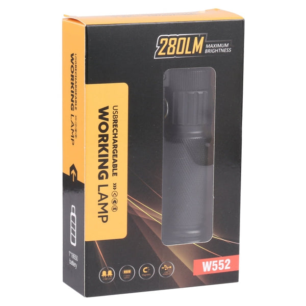 W552 280LM USB Rechargeable Folding Mobile Handheld Work Emergency Light, Size: 13.5 x 3.8cm