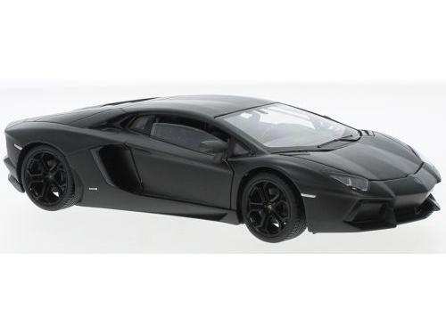 Lamborghini Aventador LP 700-4 Matt Black 1:24 Scale Welly Diecast Model