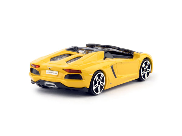 Lamborghini Aventador Roadster 2013 yellow - 1:43 Scale Toy Car