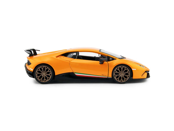 Lamborghini Huracan Performante Orange 1:24 Scale Bburago Diecast Model Car