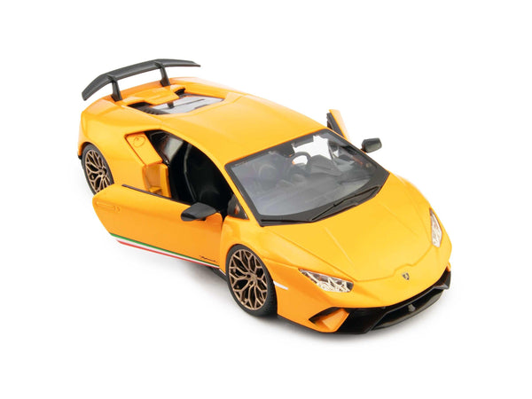 Lamborghini Huracan Performante Orange 1:24 Scale Bburago Diecast Model Car