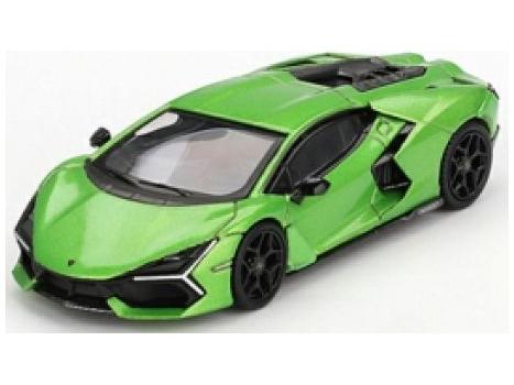 Lamborghini Revuelto Verde Selvans (LHD) (Blister Packaging) 1:64 Scale MINI GT Diecast Model