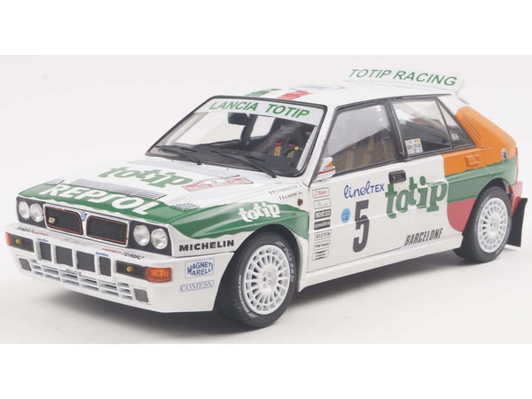 Lancia Delta HF Integrale #5 Aghini Farnocchia Rally Monte Carlo 1993 1:18 Scale Solido Diecast Model