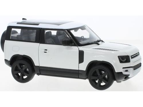 Land Rover Defender 90 2020 White 1:24 Scale Welly Diecast Model