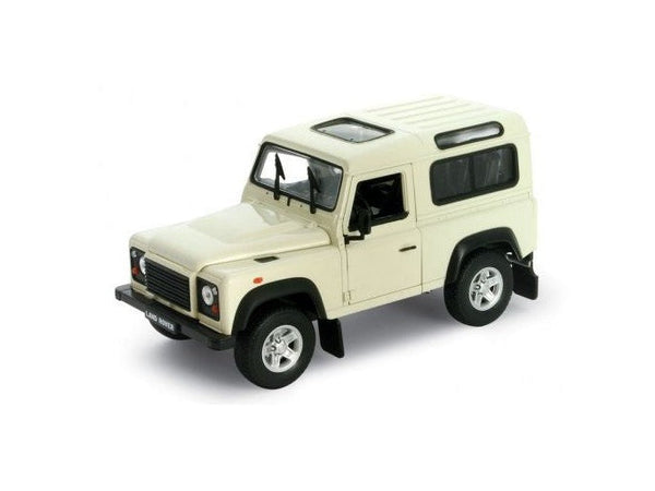 Land Rover Defender 90 white- 1:24 Scale